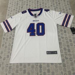 Nfl Buffalo Bills Von Miller No. 40 White And Blue New Jersey 