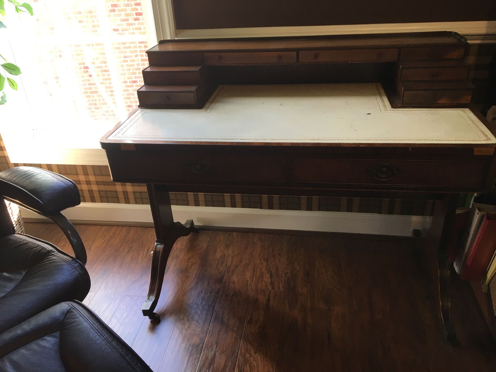 Antique Leather top writing desk