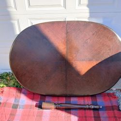 Wood Dining Table 60in Oval Round