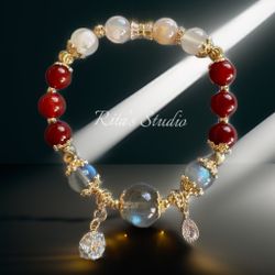 Brand New Hand Made Crystal Bracelet 027