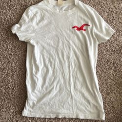Small White Hollister Short Sleeve Shirt 