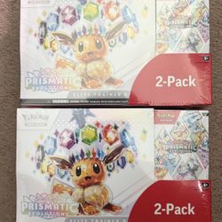 Pokémon Prismatic ETB + Booster Bundle 