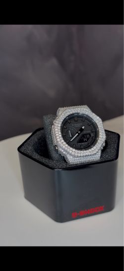 Casio GShock GA-2100 Moissanite Bezel