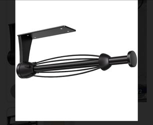 Paper towel holder Under Desk Headphone Hanger Mount
