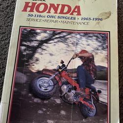 Honda 50-110cc OHC Singles 1965-1986 Service Repar Manual by Clymer 350 Pages