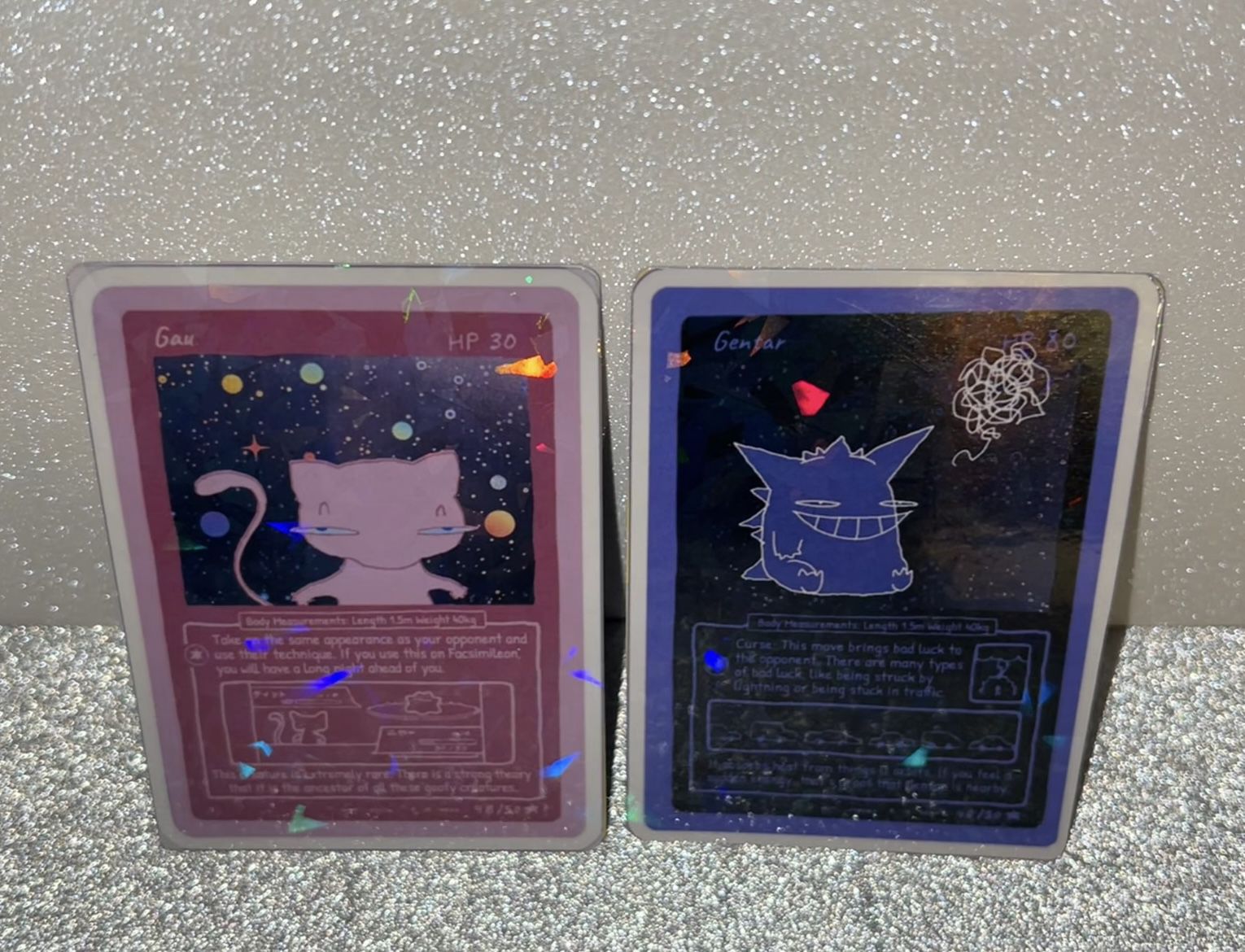 New And Gengar Pokemon Card Ultra Rare Holographic Collectible 