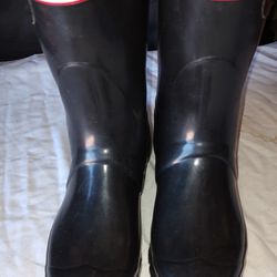 Hunter Short Glossy Rain Boot