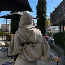 Essentials Hoodie Dark Oatmeal 