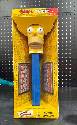 2002 Vintage The Simpsons Giant Homer Simpson PEZ Dispenser (12"+ Tall) – NIB