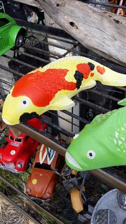 Cool Koi fish plant or garden Stakes sold individually