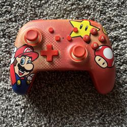 Mario Power A Nintendo Switch Controller