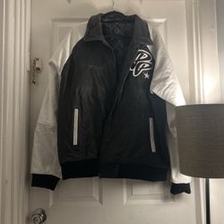 Black And White Leather Jacket 