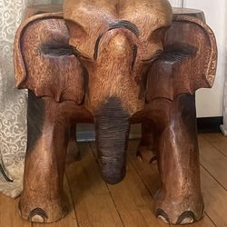 Elephant End Table from Thailand