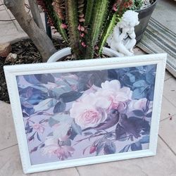Roses Print On Frame #4