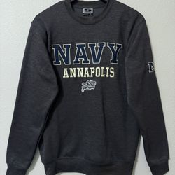 Navy Naval Academy USNA Midshipmen Annapolis Sweatshirt Hoodie Mens Small