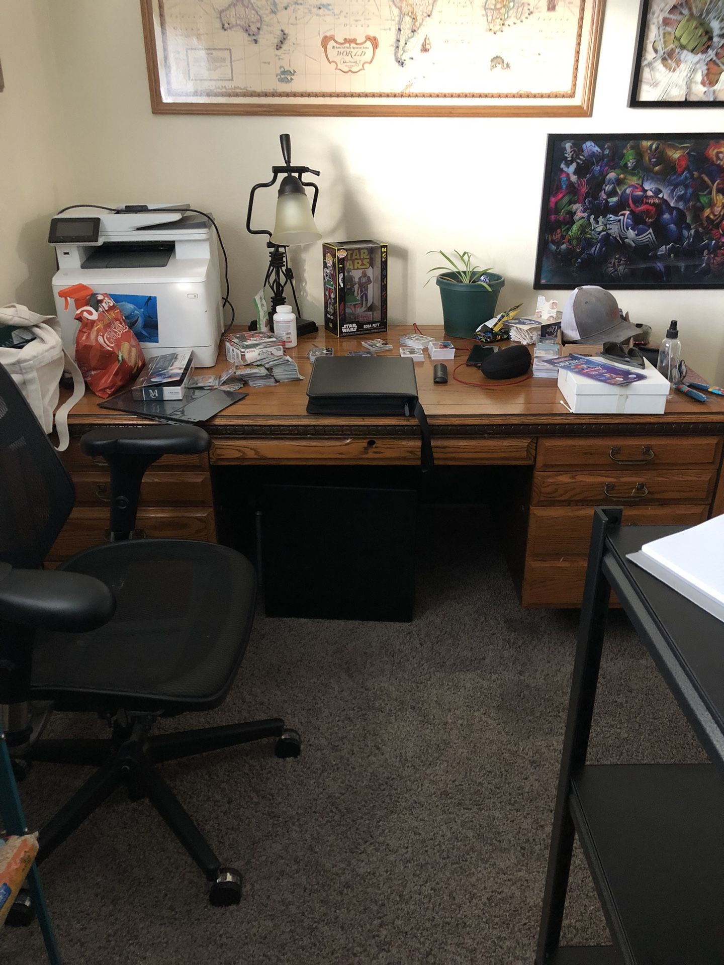 Solid Wood Desk
