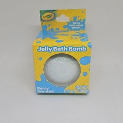 Crayola Berry Scented Jelly Bath Bomb 4.58 oz - Turn Kids Bath Water Gooey! -NEW