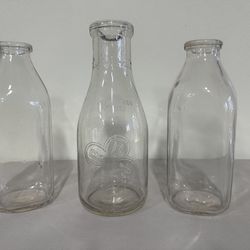 Vintage Milk Bottles