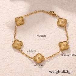Clover Stainless Steel Bracelets