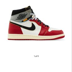 Jordan 1 Union Chicago Shadow Size 8