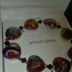Artisian Glass Bracelets. New