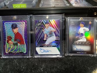 Bobby Miller rookie autographs