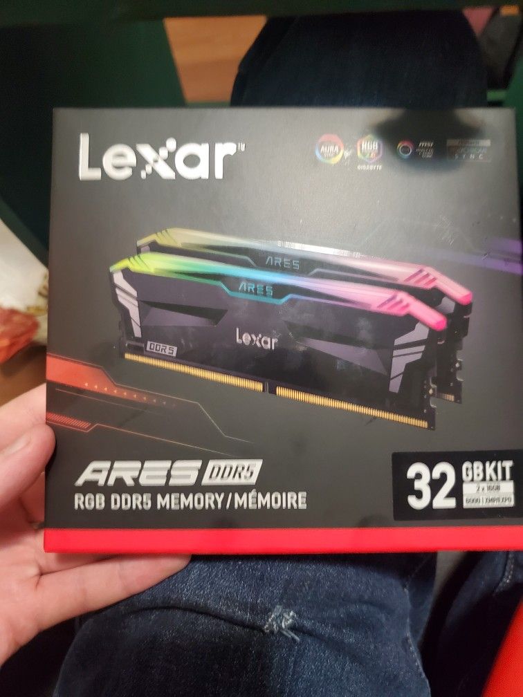 Lexar Ares DDR5 32GB 6000MHZ RAM RGB