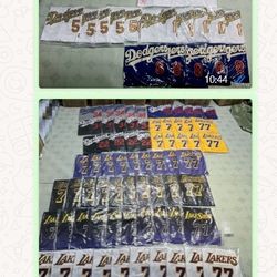 Lakers and dodger jersey's