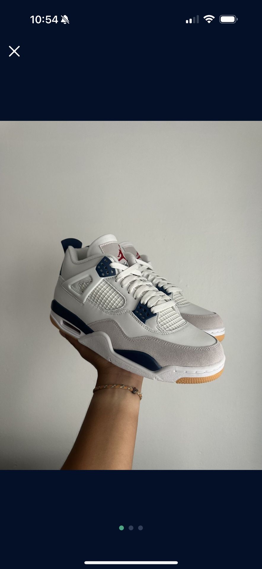 Air Jordan 4 Sb Navy Size 8.5 