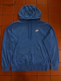 Blue Nike Fleece Pullover Hoodie M