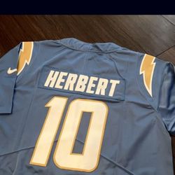 Los Angeles Chargers Herbert #10 - Men Sizes - Fully Stitched - 