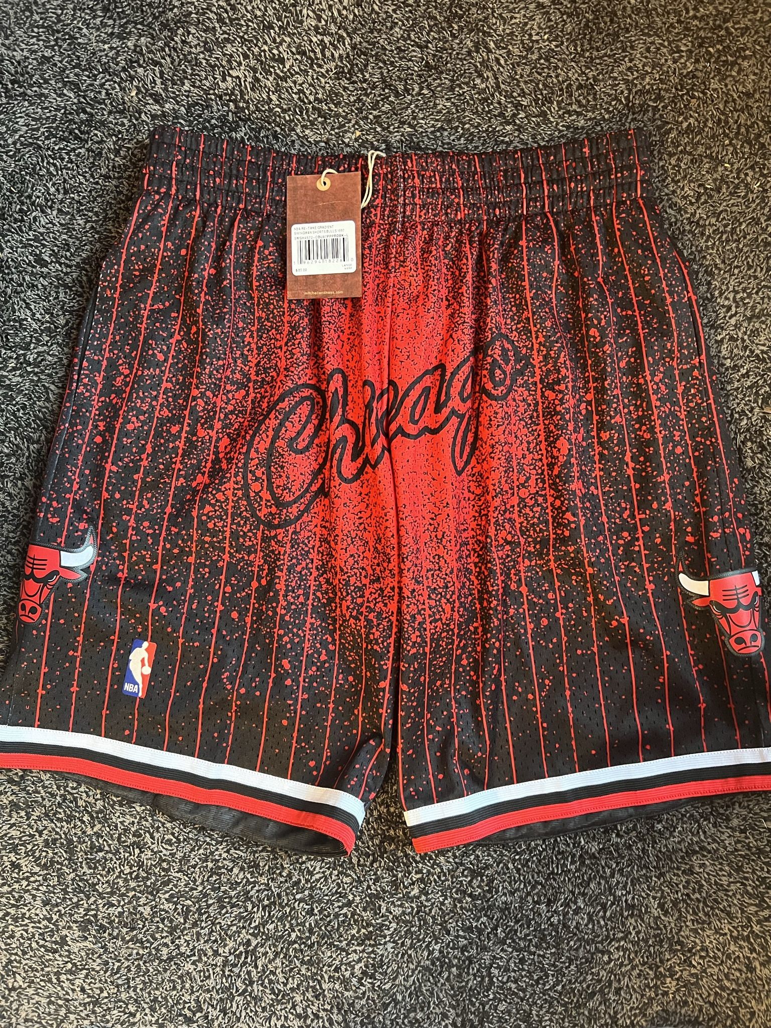 Brand new with tags Mitchell and Ness Chicago Bulls Shorts Size large