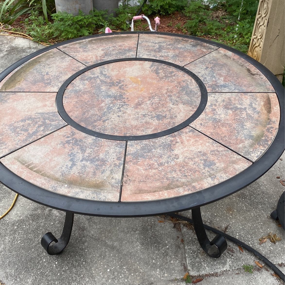 Outside Tile Table