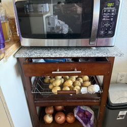 Last Day Today Microwave & Stand 