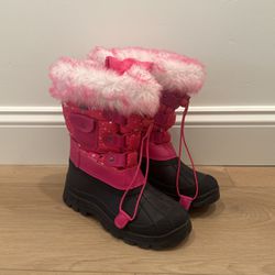 Size 3 Pink Snow Boots 