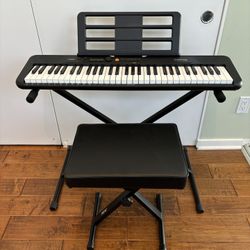 Casiotone CT-5200 Keyboard Piano + Seat & Stand