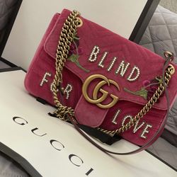 Gucci GG Marmont Velvet Shoulder Bag - Farfetch