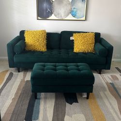 Sofa Set Green Sofia Vergara