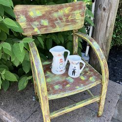 Decorative Wooden Chair/Plant Stand - $10.00 (Decor 2/$5.00)