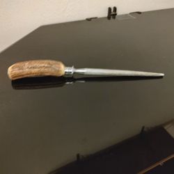 Deer Horn Handle Knife Sharpener.