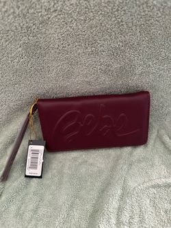 Bebe Burgundy Wristlet Wallet – New with Tags