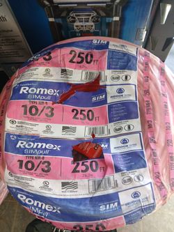 New Romex Wire 10/3