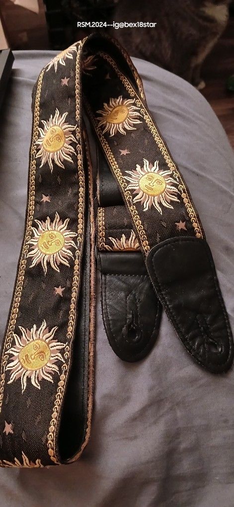 Levy's Jacquard Guitar Strap #Mpjg-sunblk