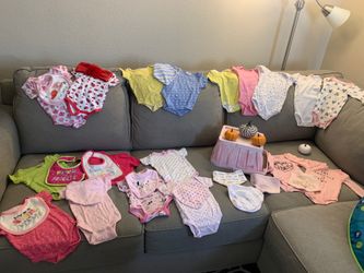 Baby girls clothes from 0-3 months up to 6-9 months Package#3