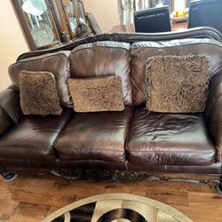 Leather Couch 