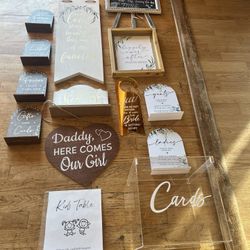 Wedding Sign Decor