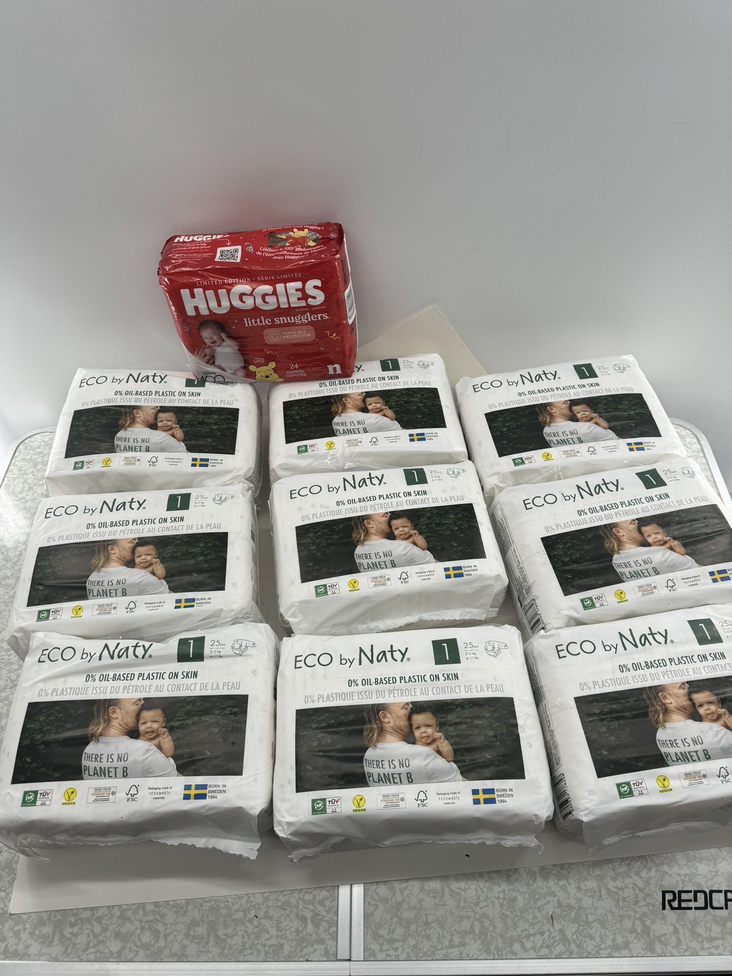 10 Packs Of Diapers Size 1 - 250 