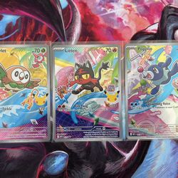 Pokemon 2026 First Partner Illustration Collection Series 1 Promos Set 43-45 - $40