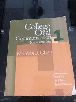 College Oral Communication 1 ESL Grossmont Collage