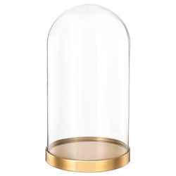 Lot of 9 IKEA BEGÅVNING Glass dome with base, 8” and 10”